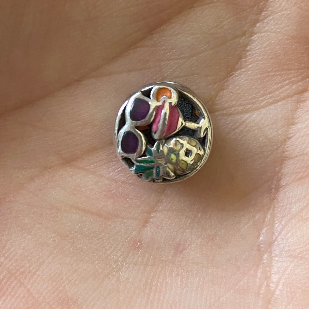 🎉24 hour sale 🎉 Pineapple sunglasses and martini charm Pandora